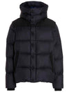 Detachable Sleeve Hooded Padding Navy - BURBERRY - BALAAN 3