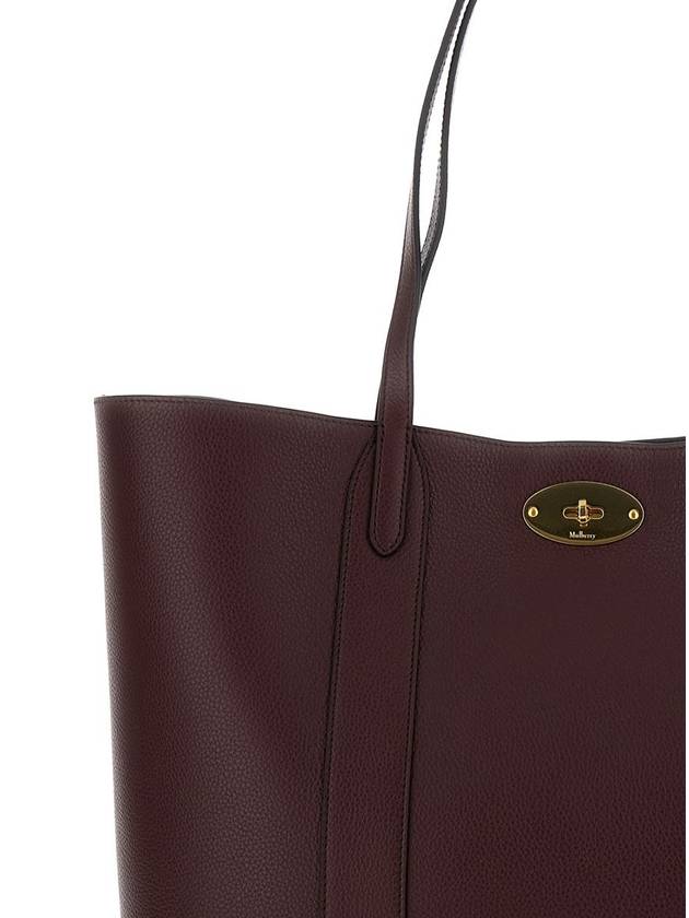 Bayswater Classic Grain Small Tote Bag Oxblood - MULBERRY - BALAAN 4