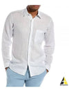 Olympic Multi-Summer Linen Long Sleeve Shirt White - THEORY - BALAAN 2