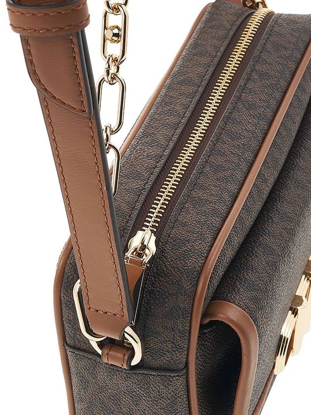 Parker Medium Logo Cross Bag Black Brown - MICHAEL KORS - BALAAN 9