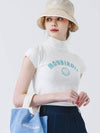 Montbird mock neck cap sleeve knit WHITE - MONBIRDIE GOLF - BALAAN 7