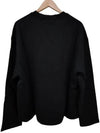 NUS19234 009 Logo Sweatshirt Black - IH NOM UH NIT - BALAAN 4