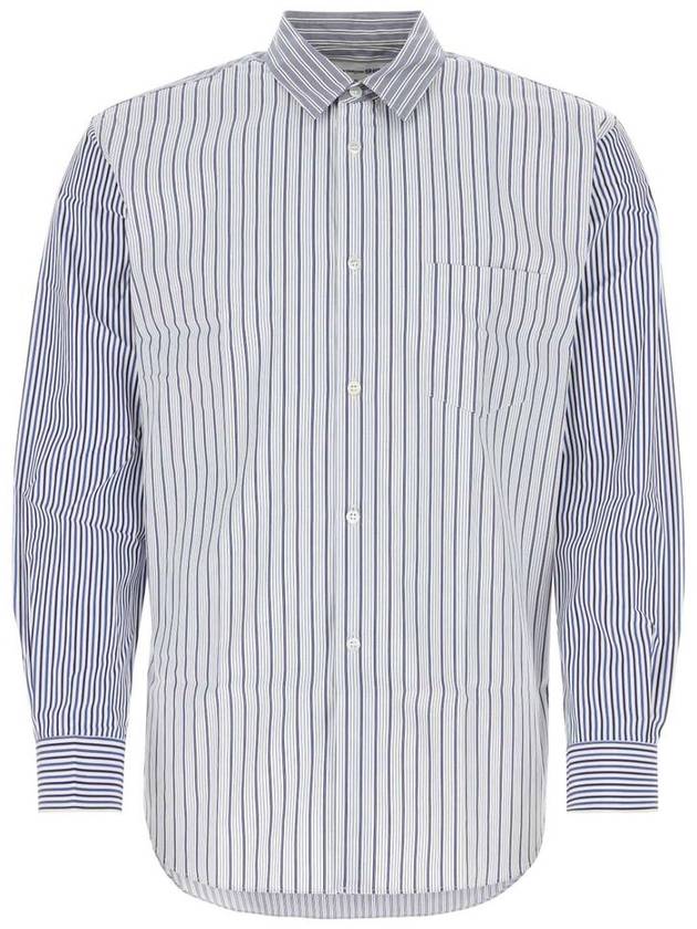 Comme Des Garçons Striped Cotton Shirt - COMME DES GARCONS - BALAAN 1