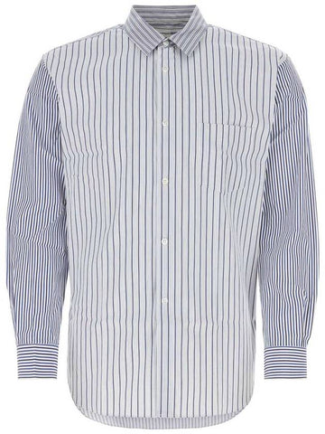 Comme Des Garçons Striped Cotton Shirt - COMME DES GARCONS - BALAAN 1