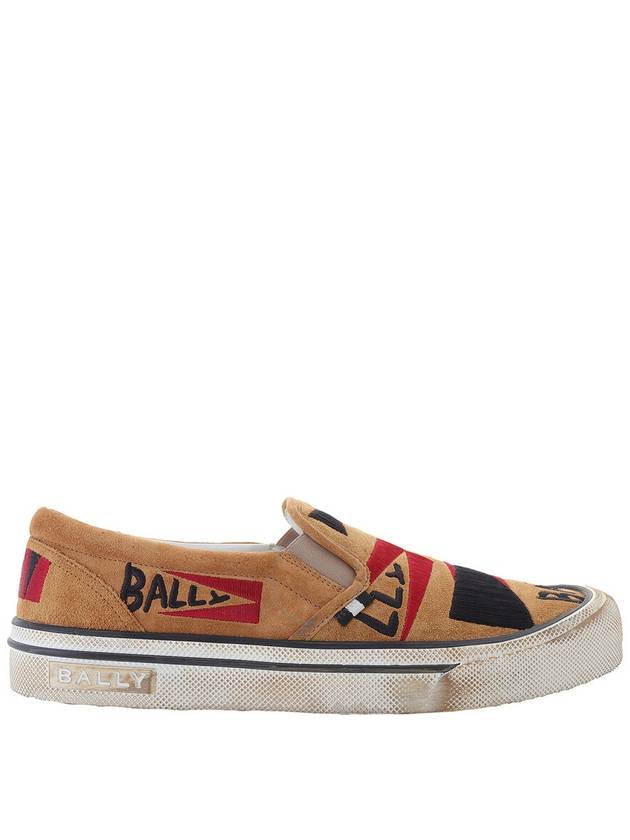 Bally Leory Ric Ana Embroidered Slip On Sneakers Brand Size 40 US Size 7 - BALLY - BALAAN 1