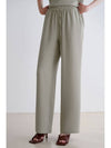 Pleats Banding Pants KHAKI - ILROZE - BALAAN 7