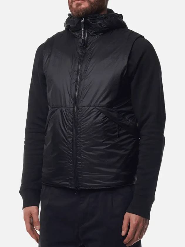 Nada Shell Goggle Vest Black - CP COMPANY - BALAAN 4