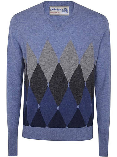 Ballantyne V Neck Pullover Clothing - BALLANTYNE - BALAAN 1