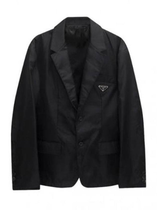 Blazer ReNylon Single Breasted Jacket - PRADA - BALAAN 1