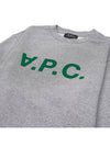 Elisa Logo Print Sweatshirt Grey - A.P.C. - BALAAN 4