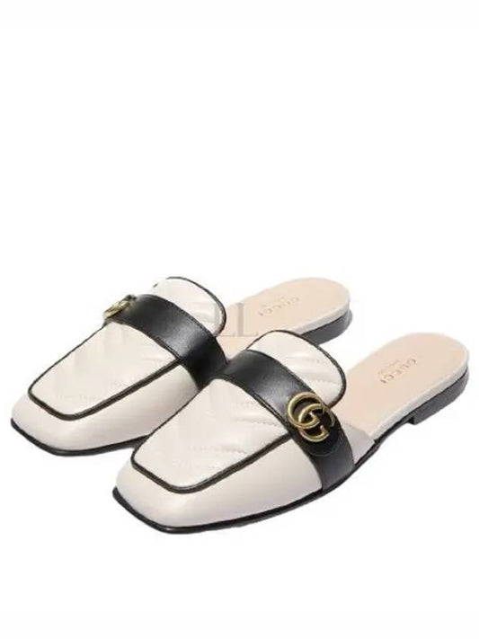 Double G Slide Sandals White - GUCCI - BALAAN 2