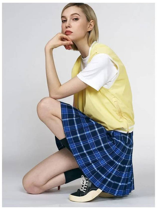 Signature Tartan Check Skirt Women s Golf NUFFFSK103BL - LENUCU - BALAAN 1