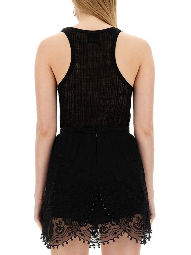 Sleeveless T-Shirt PU0436FAB2L01I 01BK Black - ISABEL MARANT - BALAAN 4