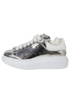 Women's Glitter Oversole Low Top Sneakers Silver - ALEXANDER MCQUEEN - BALAAN 2