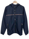 Striped Zipper Pocket Hooded Jacket Navy - PAUL SMITH - BALAAN 1