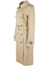 Women's Long Kensington Heritage Trench Coat Honey - BURBERRY - BALAAN.