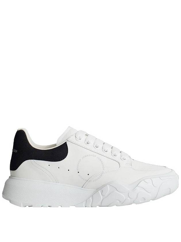 Court Trainers Suede Tab Low Top Sneakers White - ALEXANDER MCQUEEN - BALAAN 2