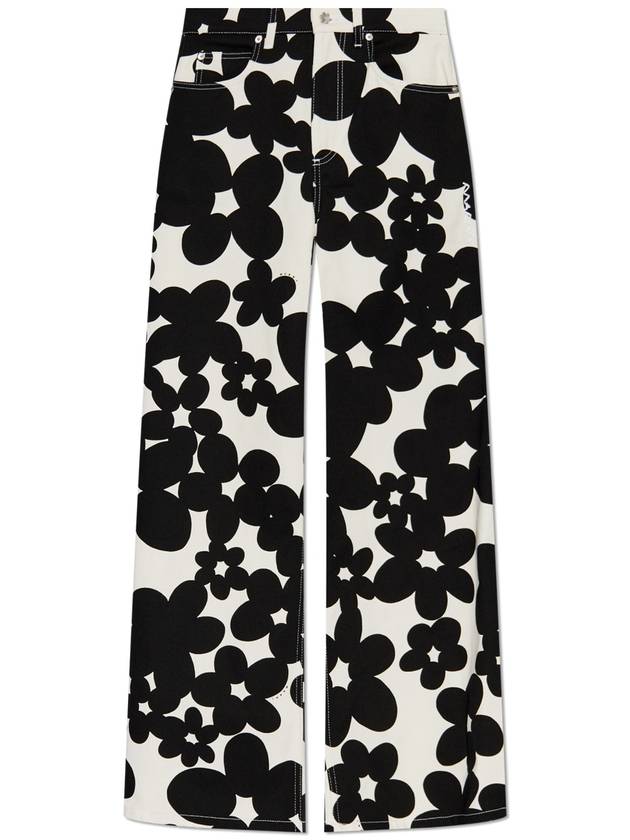 Marni Printed Jeans, Women's, White - MARNI - BALAAN 1