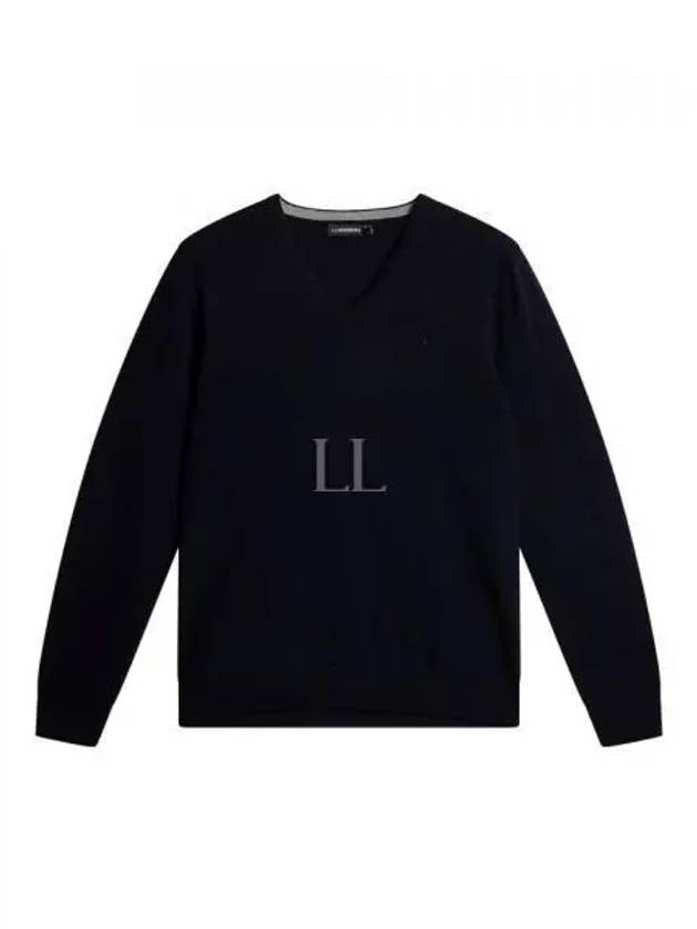 Lymann Merino V-Neck Knit Top Navy - J.LINDEBERG - BALAAN 2