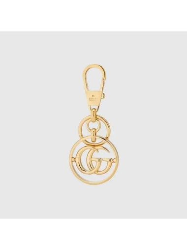 Double G Metal Key Holder Gold - GUCCI - BALAAN 1