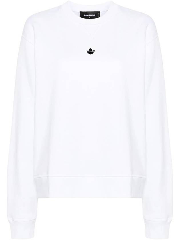 DSQUARED2 Appliqué-Logo Cotton Sweatshirt - DSQUARED2 - BALAAN 1