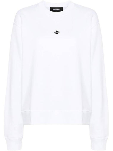 DSQUARED2 Appliqué-Logo Cotton Sweatshirt - DSQUARED2 - BALAAN 1