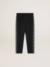 Side Star Logo Track Pants Black - GOLDEN GOOSE - BALAAN 2