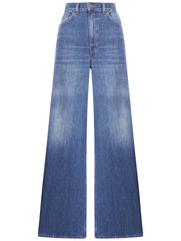 denim wide jeans blue - CHLOE - BALAAN 2