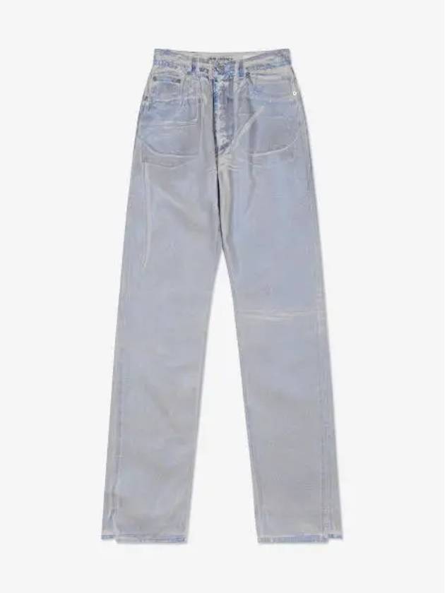 Third Cut Foil Coated Jeans Light Blue - OUR LEGACY - BALAAN 2