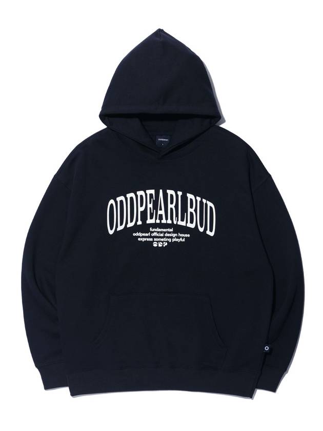 arc logo hoodie navy - ODDPEARL - BALAAN 1