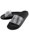 Logo Slippers Black - GIVENCHY - BALAAN 2