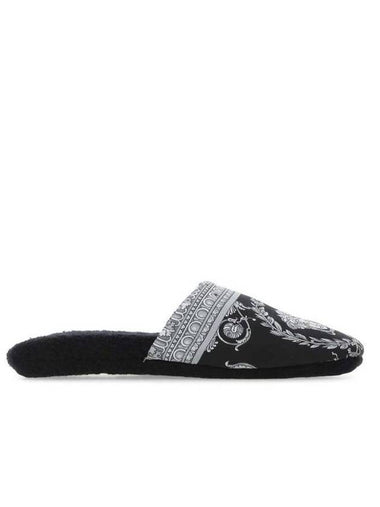 Men's I Love Baroque Slippers Black - VERSACE - BALAAN 1