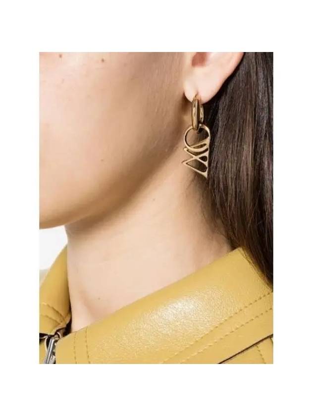 OW Drop Earrings Gold - OFF WHITE - BALAAN 3