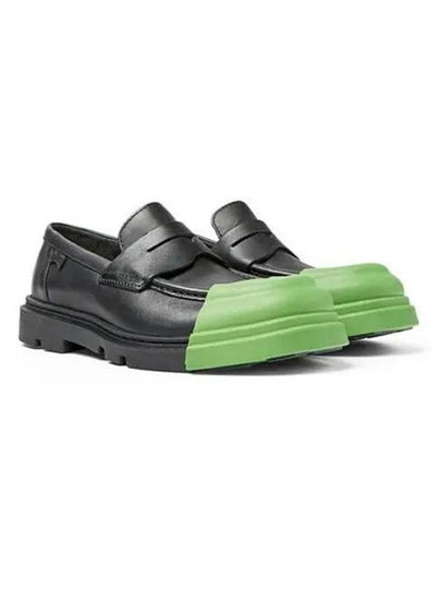 Junction Contrast Toe Cap Loafer Black Green - CAMPER - BALAAN 2