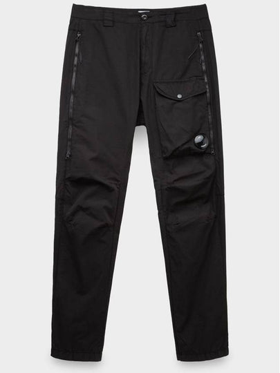 Ripstop Lens Cargo Regular Fit Straight Pants Black - CP COMPANY - BALAAN 2