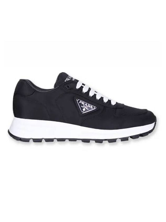 Re-Nylon Sneakers Black 2EE3693LFVF0632 - PRADA - BALAAN 1