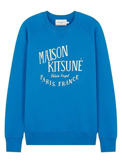 Palais Royal Logo Print Classic Sweatshirt Sapphire - MAISON KITSUNE - BALAAN 2