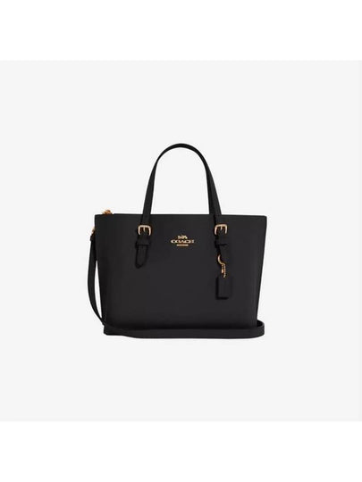 Logo Mollie Tote Bag Black - COACH - BALAAN 2