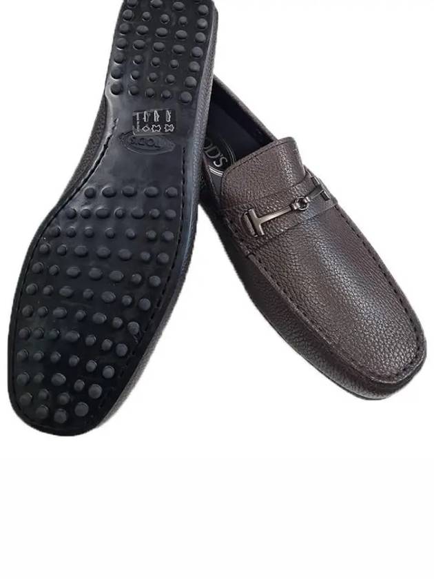 Fine DubT Fine City Gomino Leather Driving Shoes Gray - TOD'S - BALAAN.