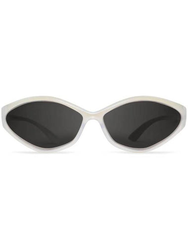 Eyewear 90s Oval Sunglasses Crystal - BALENCIAGA - BALAAN 1