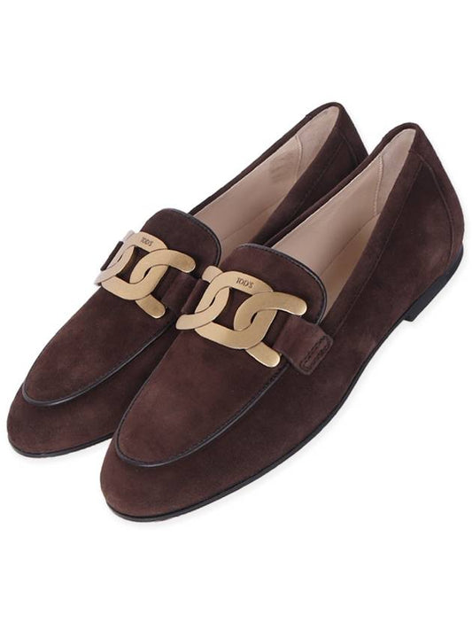 Women's Kate Suede Loafers Brown - TOD'S - BALAAN 2