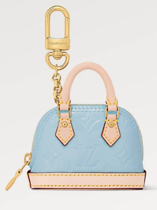 Micro Alma Vernis Key Holder Blue - LOUIS VUITTON - BALAAN 2