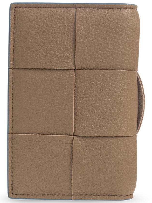 Bottega Veneta Leather Card Holder, Men's, Brown - BOTTEGA VENETA - BALAAN 3