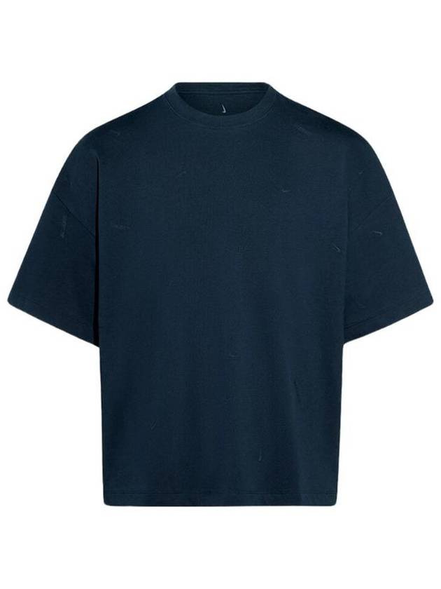 Logo Short Sleeve T-Shirt Navy - NIKE - BALAAN 1