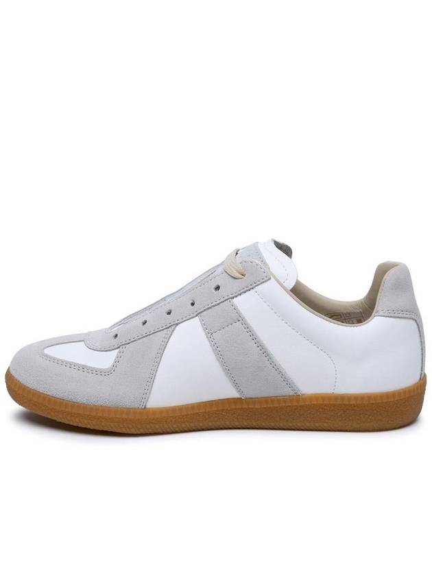 Replica Calfskin Low Top Sneakers White - MAISON MARGIELA - BALAAN 4