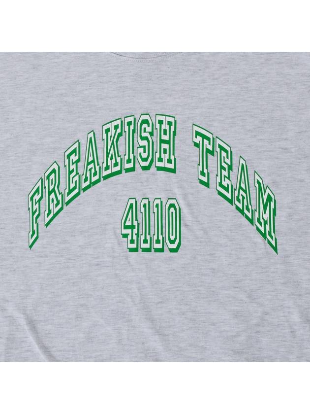 FREAKISH 4110 SHORT SLEEVE T SHIRTS LIGHT MELANGE - FREAKISH BUILDING - BALAAN 4