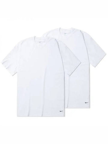 KE1191 Crew Neck Short Sleeve T Shirt White 2 Pack Domestic Product GQLO23012688953 - NIKE - BALAAN 1