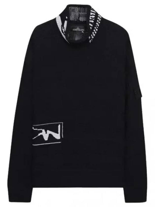 mock neck knit men - STONE ISLAND - BALAAN 1