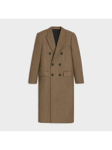 Chesterfield Coat Cashmere Cloth Nutmeg - CELINE - BALAAN 1