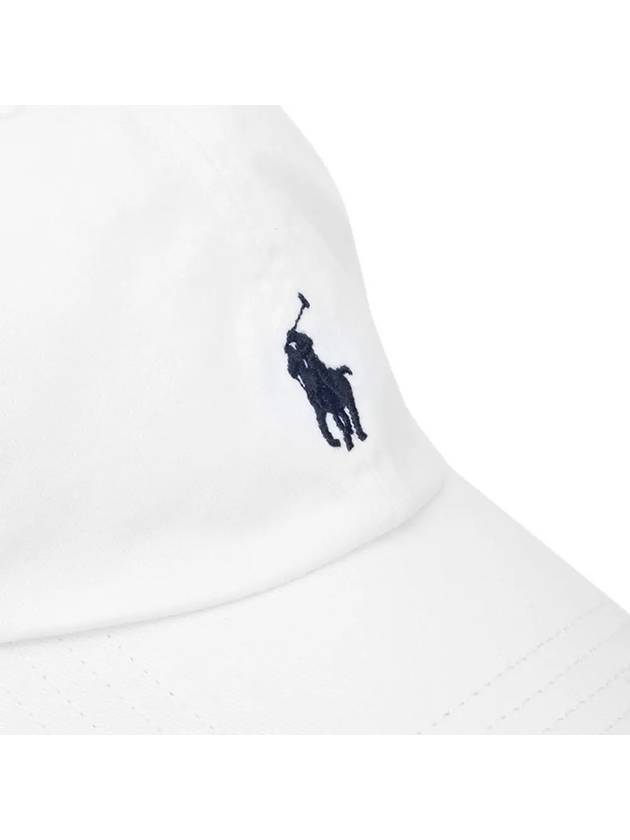 Kids Pony Embroidery Cap White 552489 001 - POLO RALPH LAUREN - BALAAN 4